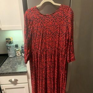 Zara cheetah print maxi size small